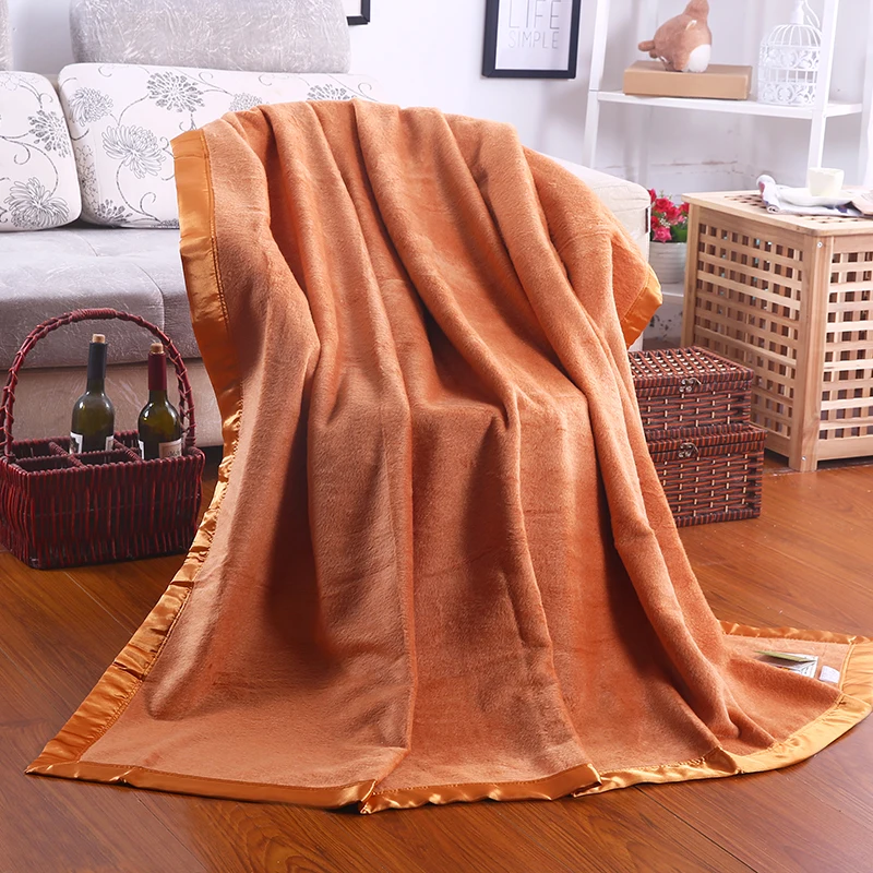 100% Mulberry velvet silk blanket warmful blankets throws bed cover soft healthy bed sheet 78\