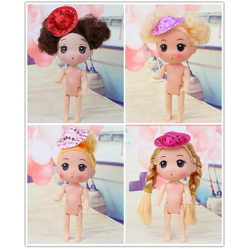 cake accessory cute doll,10pcs naked lovely doll,birthday party cake decorations,cartoon girl funny face and children kids gifts