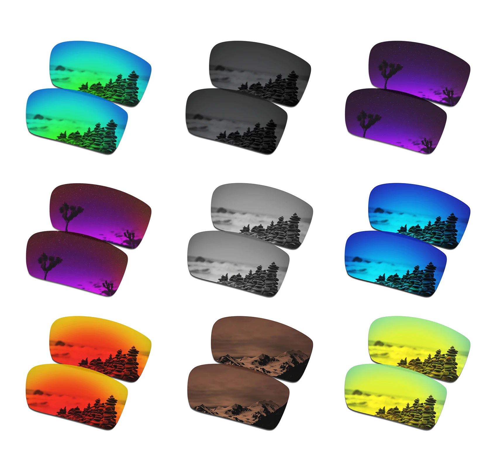 

SmartVLT Polarized Replacement Lenses for Oakley Crankshaft Sunglasses - Multiple Options