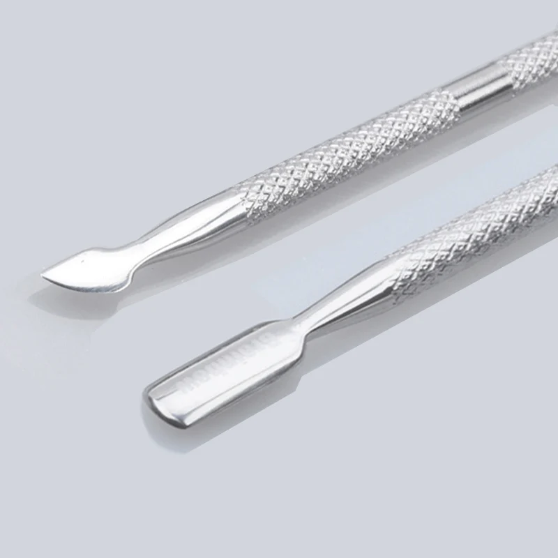 Brainbow 1 قطعة الفولاذ المقاوم للصدأ بشرة انتهازي مزدوجة ينتهي الجلد الميت مزيل الأشعة فوق البنفسجية هلام البولندية إزالة مسمار الجمال الفن وأدوات مانيكير