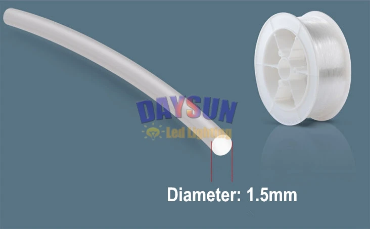 Free Shipping Led Fibers PMMA Plastic Optical Fiber for All Kind of Led Light Engine 300pcs * Dia 0.75mm * Each Piece 2m