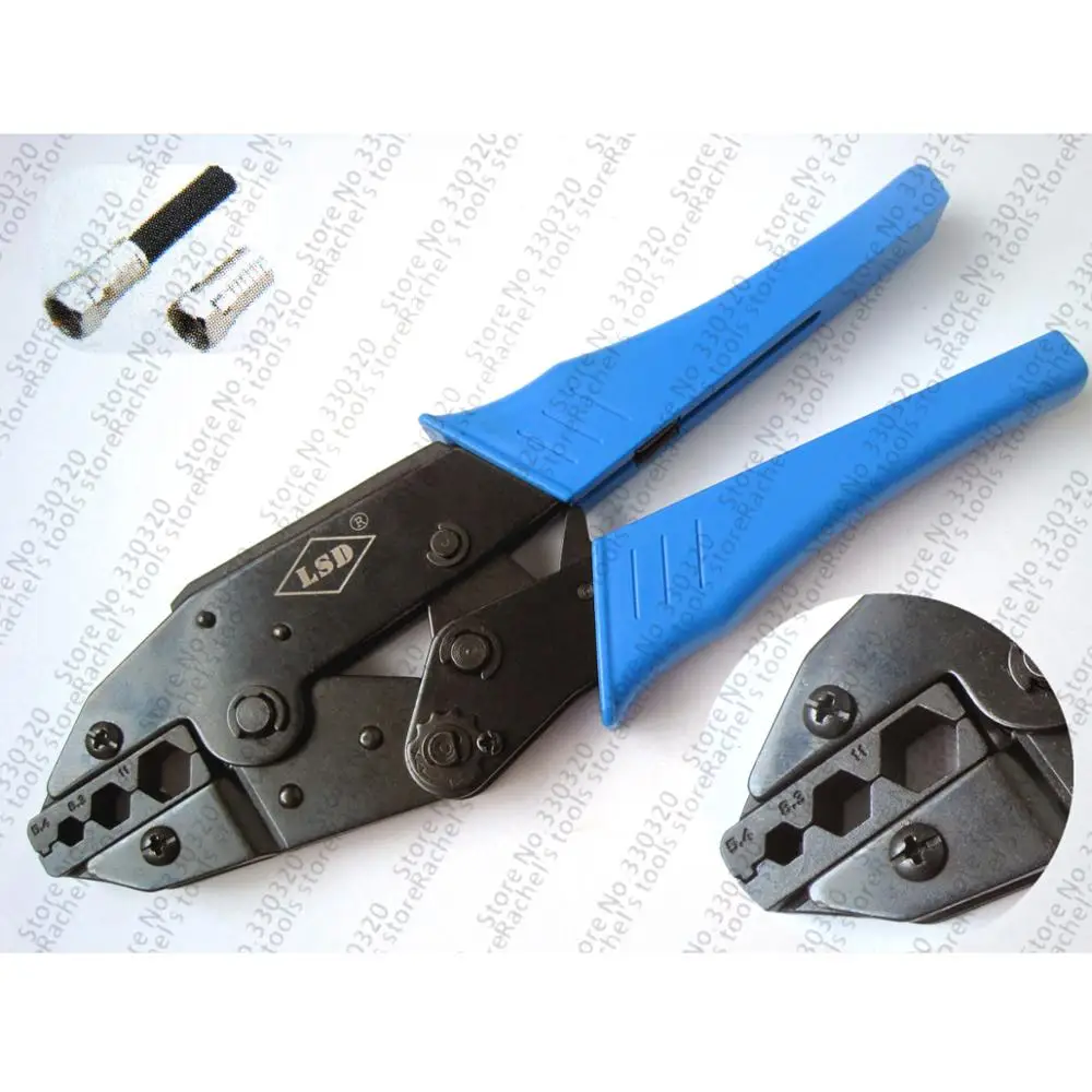 LS-457 coaxial crimping tools for crimping coax cable connectors RG6, RG58, RG11