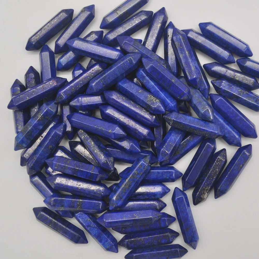 35x8MM Lapis Cabochon CAB Crystal Pillar Jewelry For Woman Gift Pendant Making (10 pcs/lot) H213