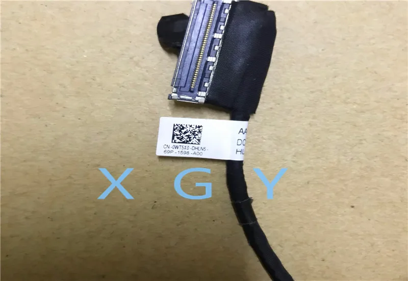 original for DELL XPS 13 9350 LED LCD LVDS Video Screen AAZ80 QHD CABLE 0WT5X0 WT5X0 DC02C00BX00 100% test OK