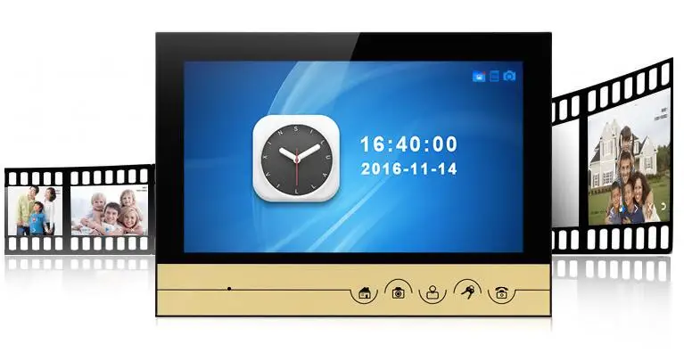 9 Inch Màn Hình LCD Cho Video Cửa Có Dây Điện Thoại Mà Không Cần Máy Ảnh