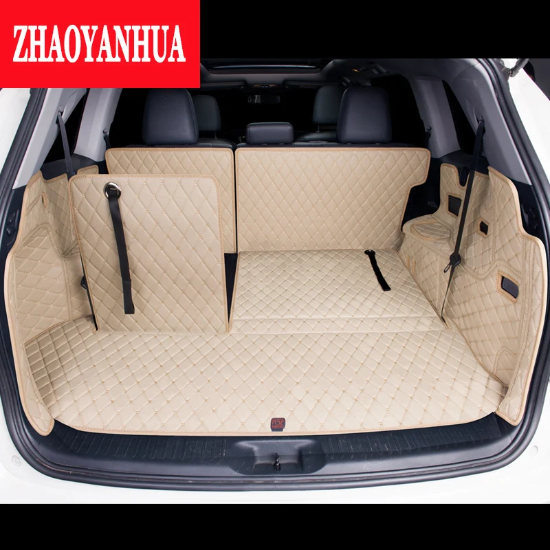 

Custom fit car trunk mat for Toyota RAV4 prado Camry Highlander Corolla Crown land cruiser Reiz Yaris car styling carpet liner