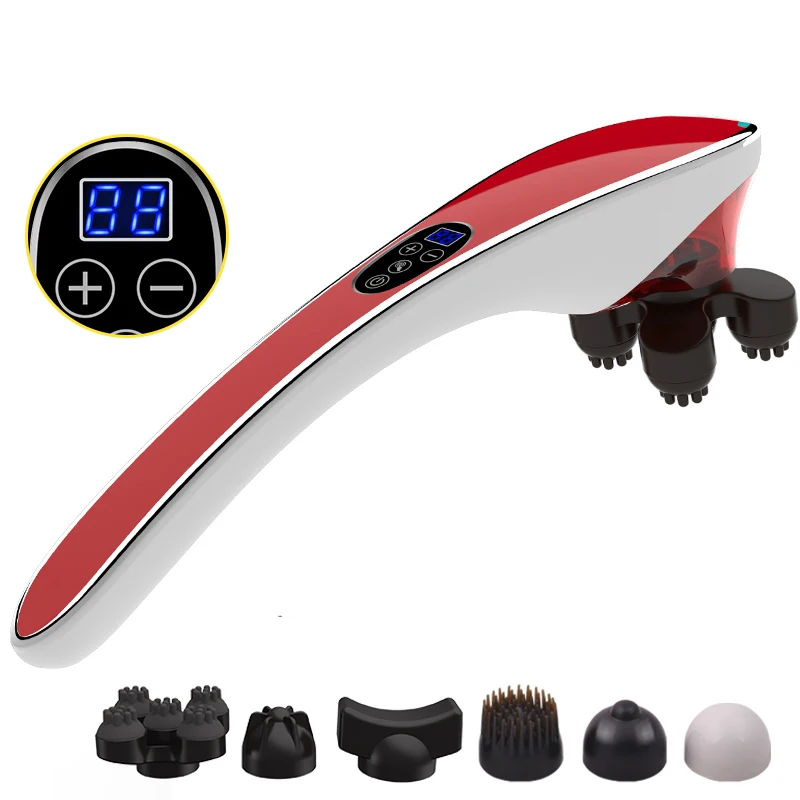 

Massage stick electric neck massager, multi-function body massager neck leg tapping massage whole body back rubs