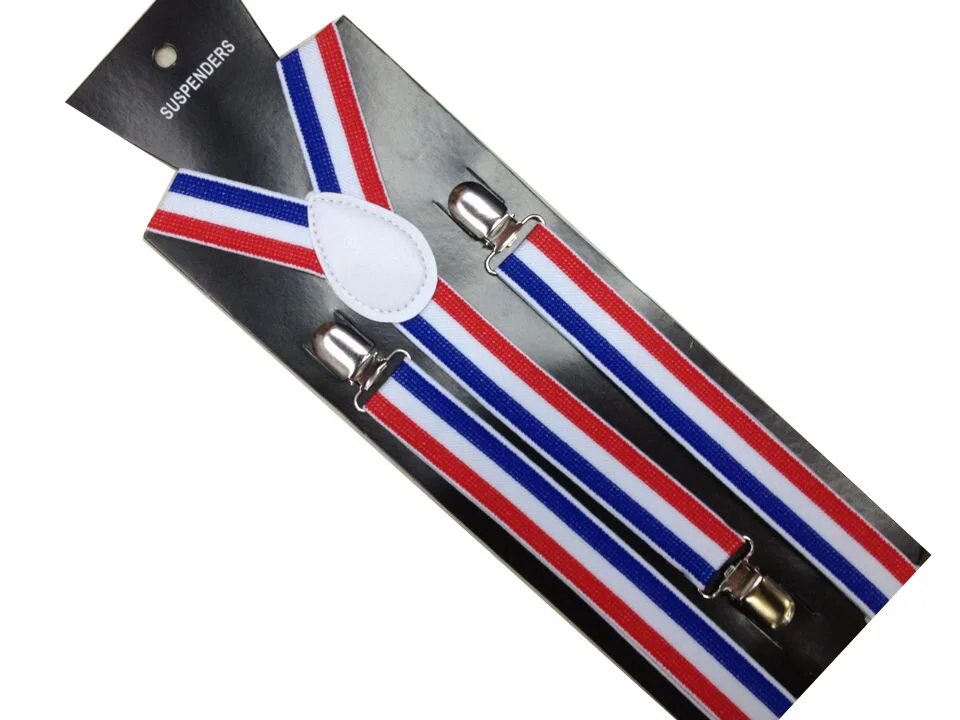 Free Shipping 2021 New Fashion Unisex Adjustable Clip-on Y-back Rainbow Striped Suspenders Mens