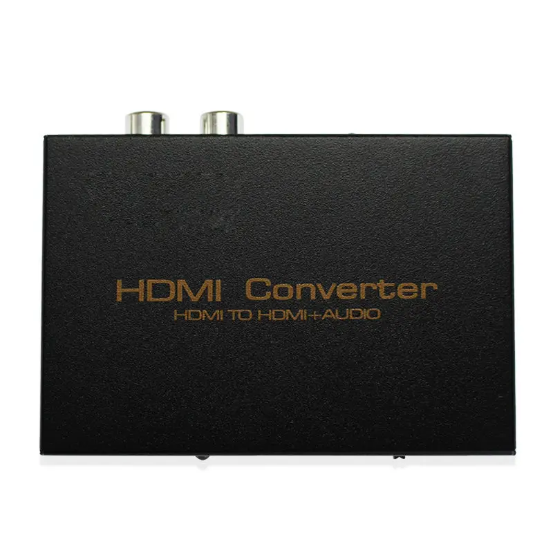 

HDMI Converter Audio Splitter HD 1080P HDMI to HDMI Audio SPDIF + RCA L/R Audio Splitter Extractor with Power Supply Adapter