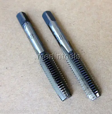 

8mm x 1.25 Metric Taper and Plug Tap M8 x 1.25mm Pitch