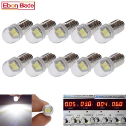 10Pcs 3V 6V Dc E10 1447 Led 5630 2 Smd Vite Ha Condotto La Lampadina Della Lampada Della Luce per La Torcia bici Della Bicicletta Luci Allo Xeno Bianco