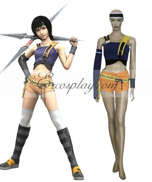 

Final Fantasy VII Yuffie Kisaragi Cosplay Costume E001