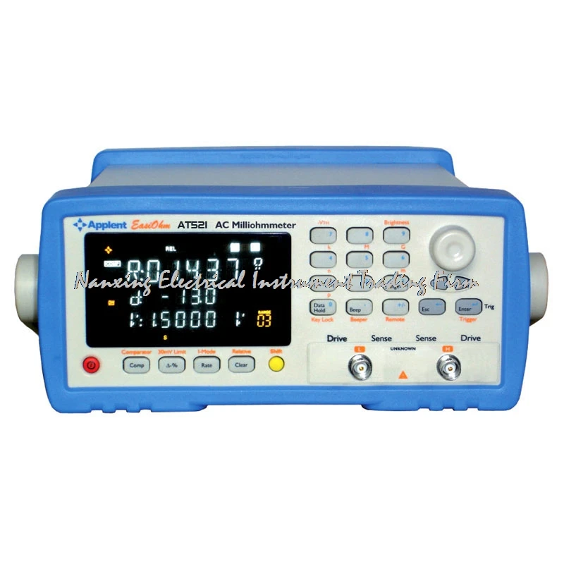 Anbai AT521/AT520L Battery milliohm Meter battery internal resistance tester 10u ohm-32 ohm V:1mV-30V,R:1μΩ-3.2kΩ,V:100μV-60V DC