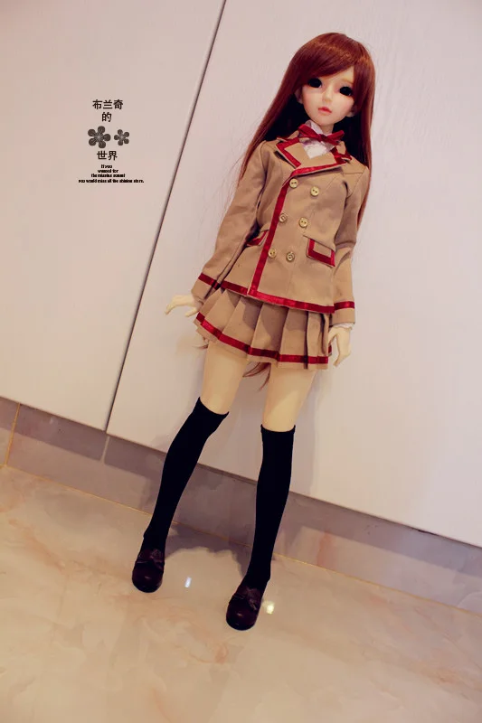 

1/4 1/3 scale BJD clothing accessories School uniforms coat+shirt+skirt for BJD/SD doll,Not included doll,shoes,wig,accessories