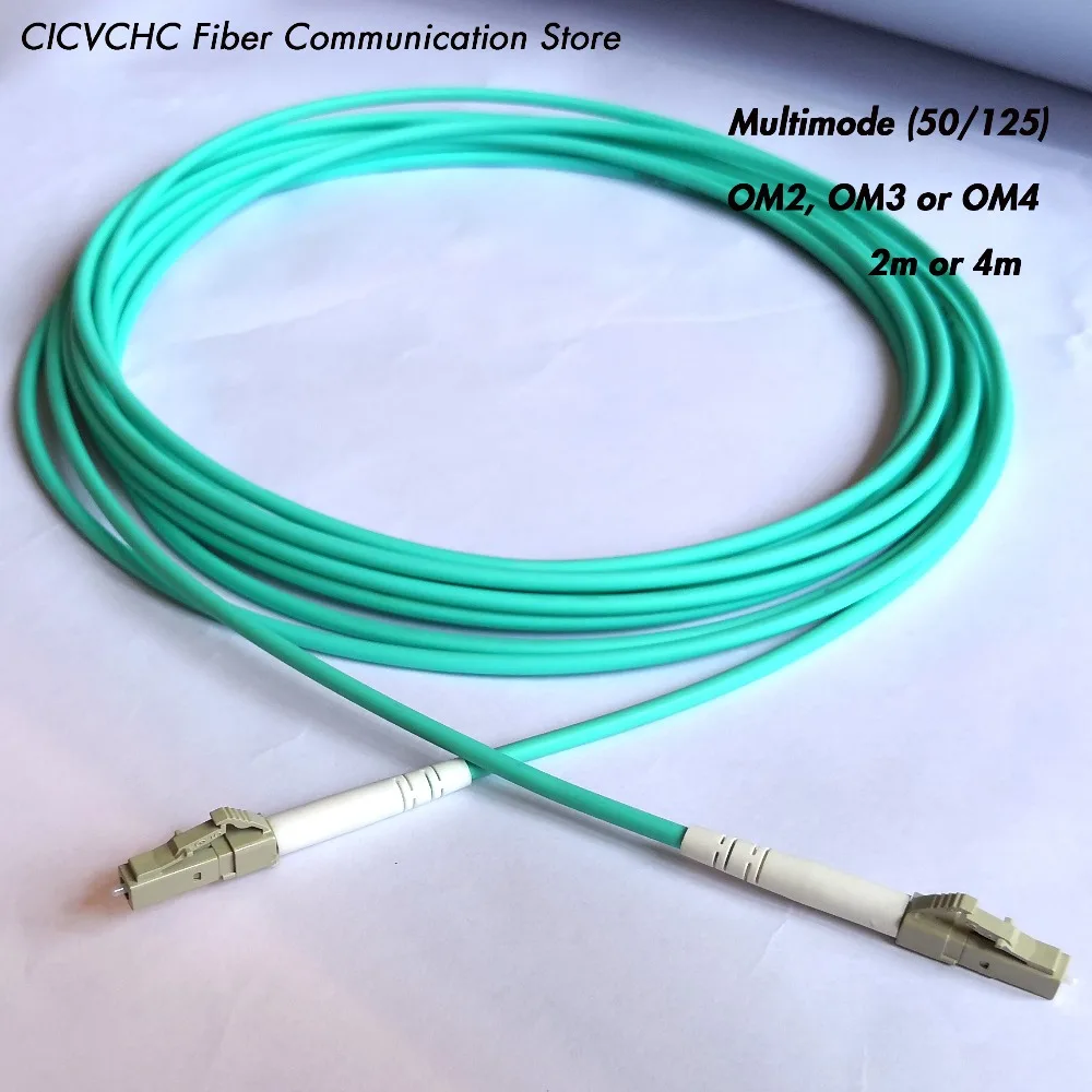 

10pcs LC/UPC-LC/UPC Patchcord-MM(50/125) OM2, OM3, OM4-2m, 4m-3.0mm Cable / Jumper