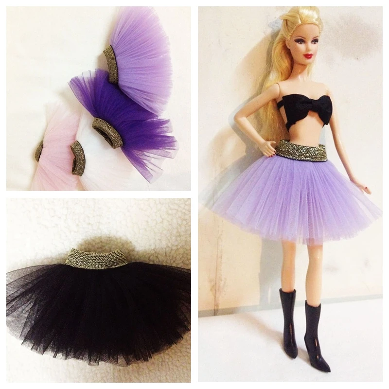 1PCS Blyth Princess Bubble Dress Pink/Purple Ballet Skirt for Blyth , Kurhn, Barbis , FR, OB 1/6 Dolls Clothes