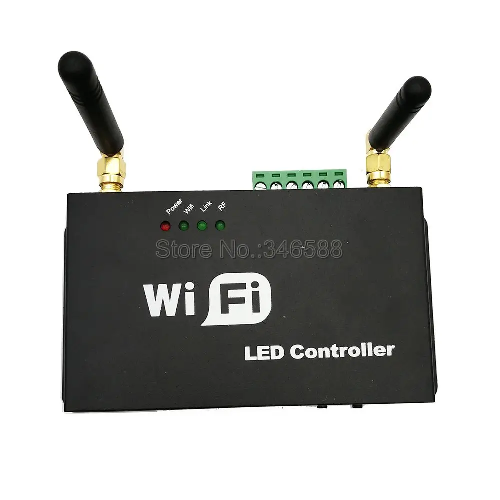 Imagem -03 - Controle Wifi Led Rgb Controlador sem Fio com Controle Remoto por Toque Pode Ser Controlado por Iphone Ipad com Sistema Android ou Ios Dc5v24v x 4a