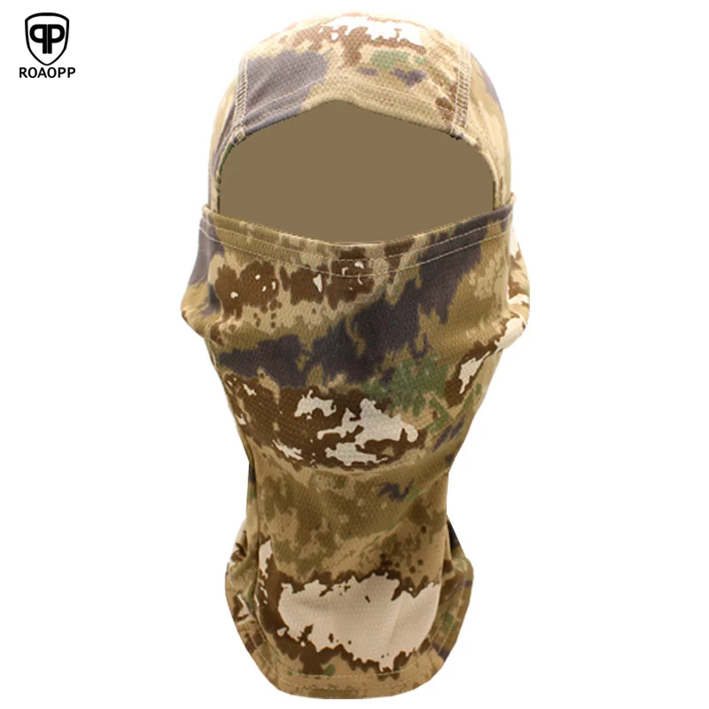 

Roaopp Outdoor Camouflage Army Cycling Motorcycle Cap Balaclava Hats Full Face Mask Headgear for Wargame CS Moto Motocross Mask