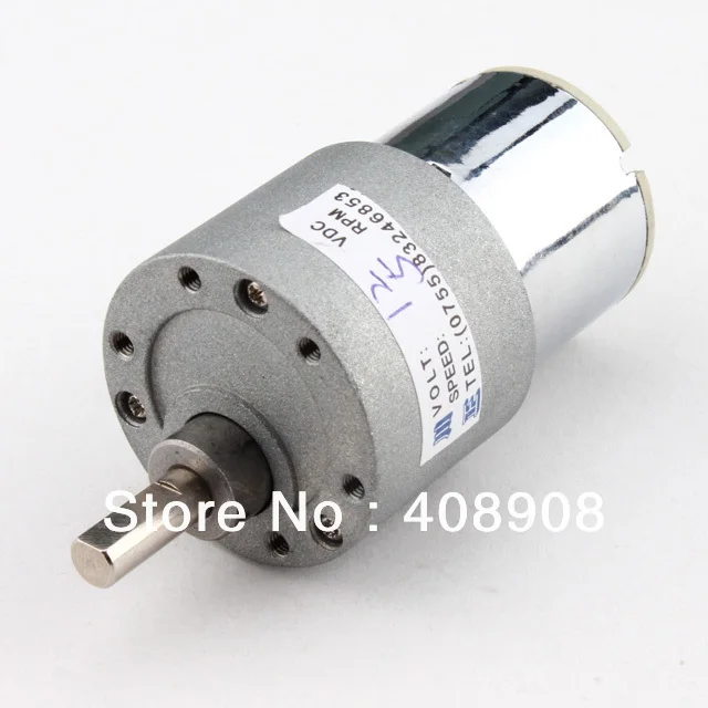 

Wholesale - 12V 5 RPM Torque Gear Box DC Motor for Watch Winding