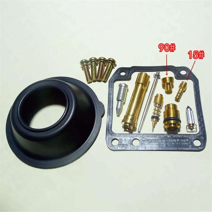 Carburetor Repair Kits Contain Jet needle (J.N.) and Needle jet (N.J.) And Diaphragm for YM XJR400 1993~2000 Year Model