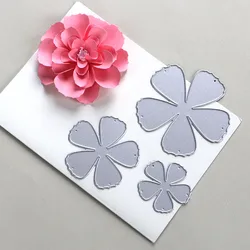 DUOFEN METAL CUTTING DIES flowers blooms set petals embossing stencil DIY Scrapbook Paper Album 2018 new