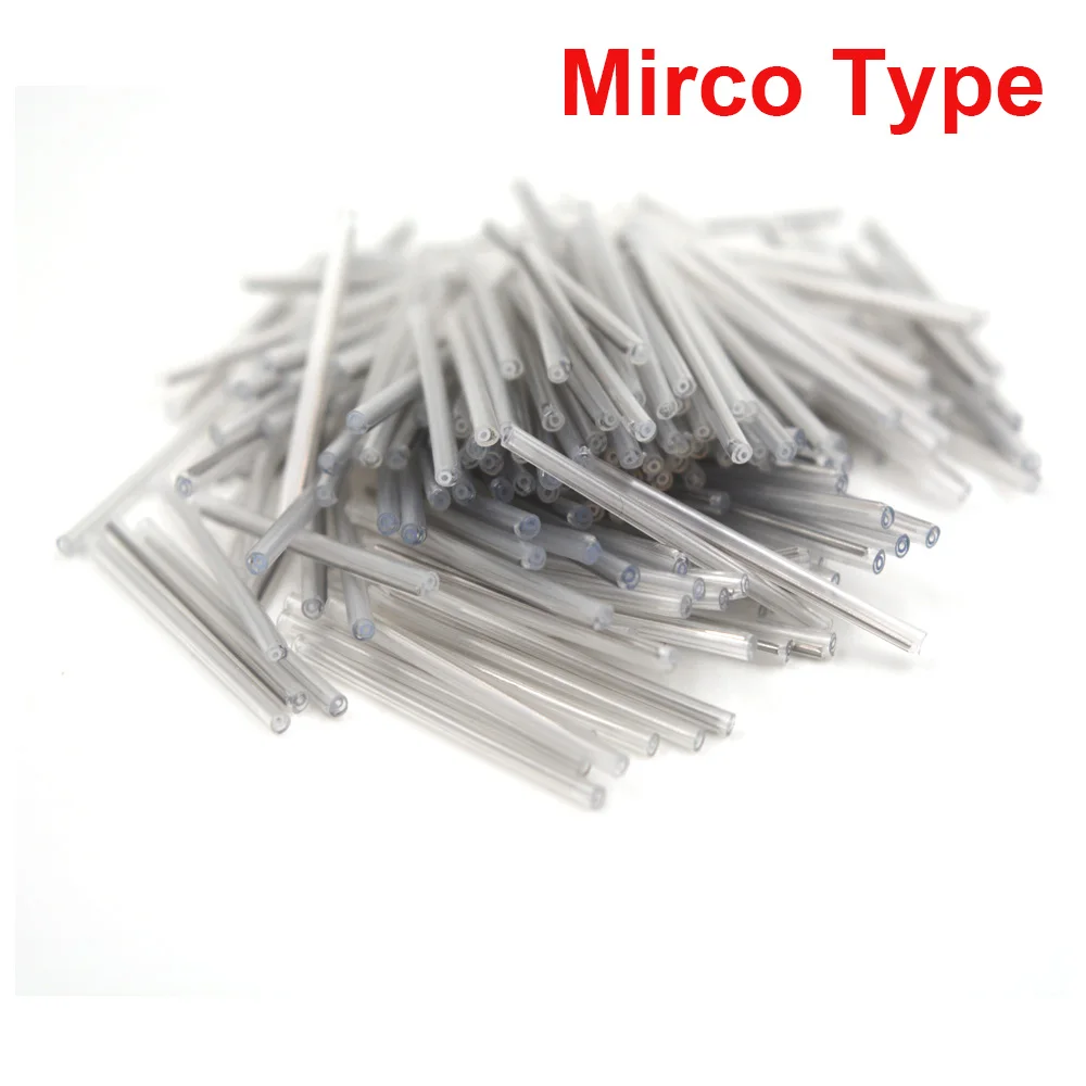 Premium Mirco OD1.4mm Fiber optic Fusion Splice Protection Sleeve 40/35/30/25mm for Single fiber 250um 1000pcs