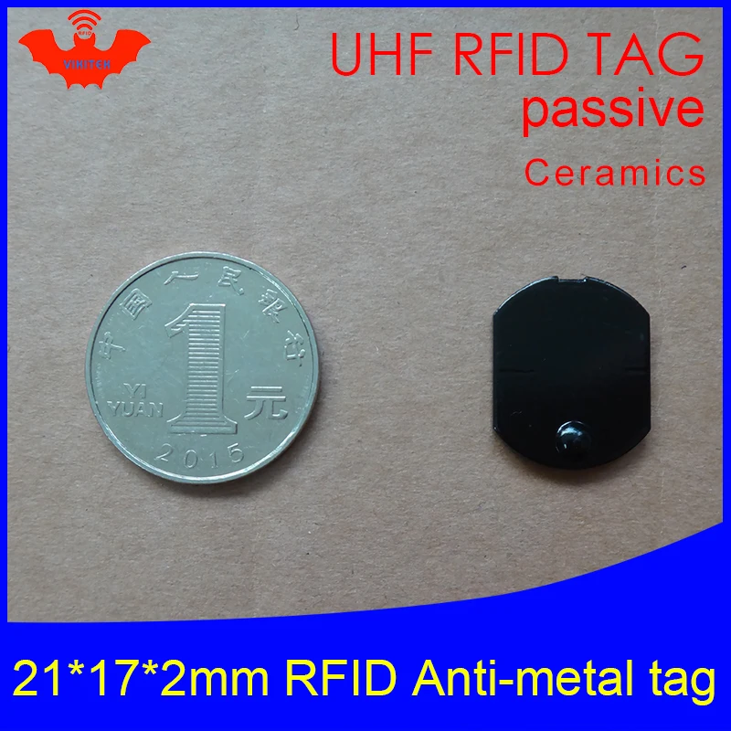 

Металлическая метка UHF RFID 915 МГц 868 МГц Alien Higgs3 EPCC1G2 6C литье 21*17*2 мм тонкий прямоугольник Керамическая смарт-карта пассивные метки RFID