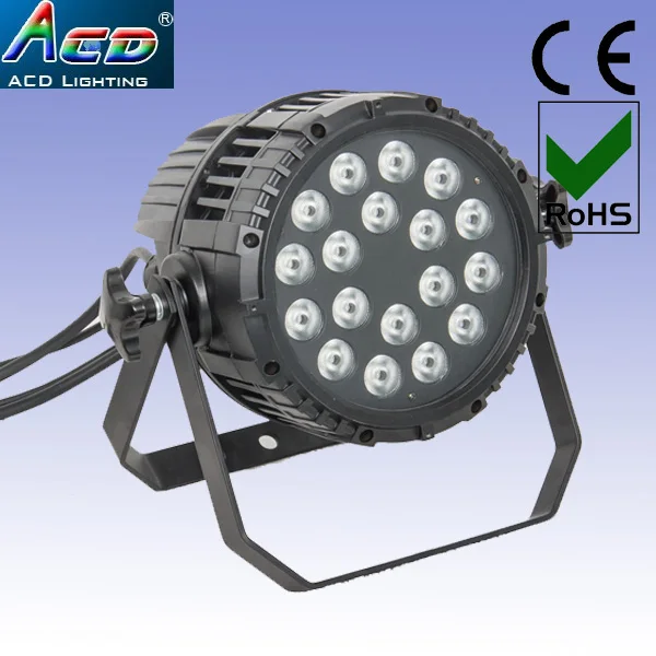 

wholesale stock 18*10w 4in1 rgbw quad color led waterproof IP65 outdoor waterproof par cans light 4pcs/Lot