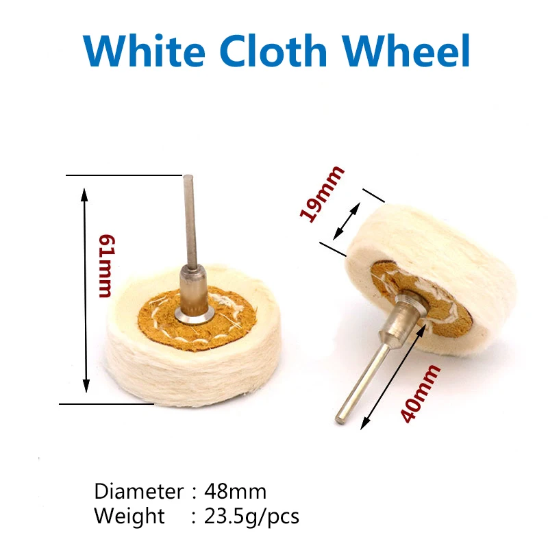 1pcs Polishing Polish Buffing Wheel T Type Grinding Head Cloth Dremel Wheel  Grinder Brush For Rotary Abrasive Tools Accessories