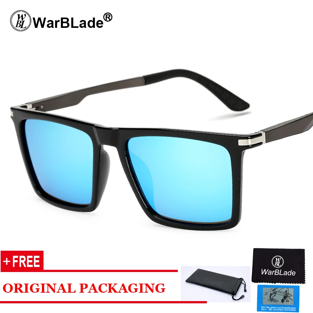 

WarBLade BRAND DESIGN Men Sunglasses Polarized Sun Glasses Mirror Lens Classic Vintage Male Shades Oculos de sol UV400 KP7035