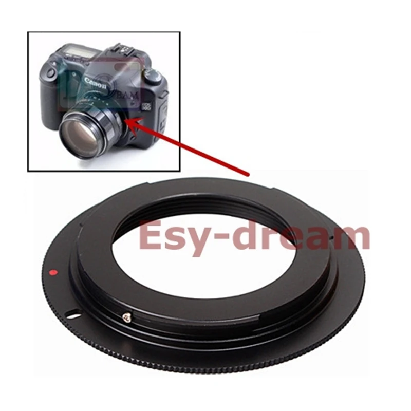 Adapter pierścieniowy M42-EF do mocowania metalowego do obiektywu M42-EOS M42 i lustrzanki cyfrowej Canon EOS 70D 760D 700D 650D 60D 50D 5D 6D 1200D