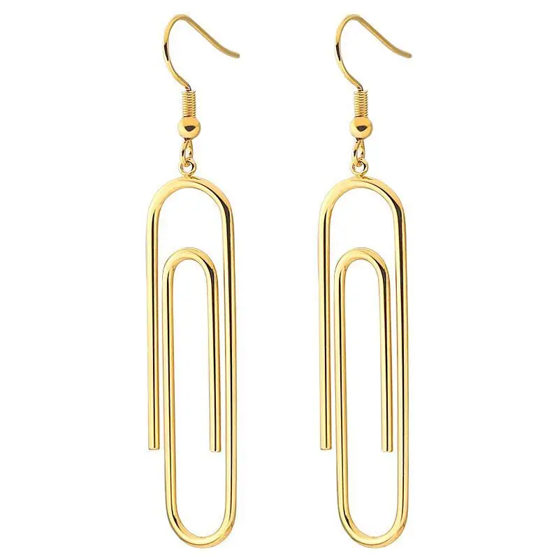 Оптовая-продажа-ювелирных-изделий--Серьги-капли-из-нержавеющей-титановой-стали-для-скрепок-для-женщин-и-мужчин-модные-украшения-золотого-цвета