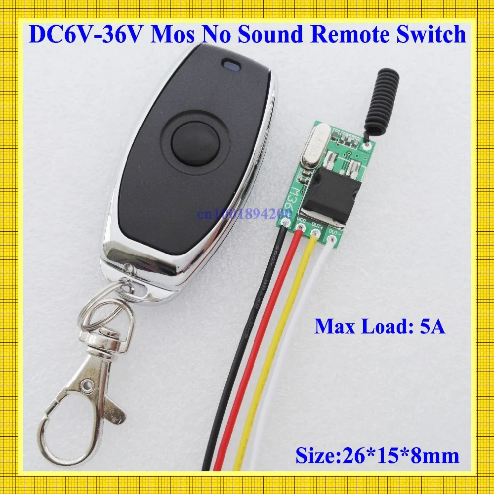 

Mos Contactless Remote Switch Small Car Truck Buss Motorcycle Wireless Control Switch 6V 7.4V 9V 12V 13V 14V 16V 18V 24V 28V 36V