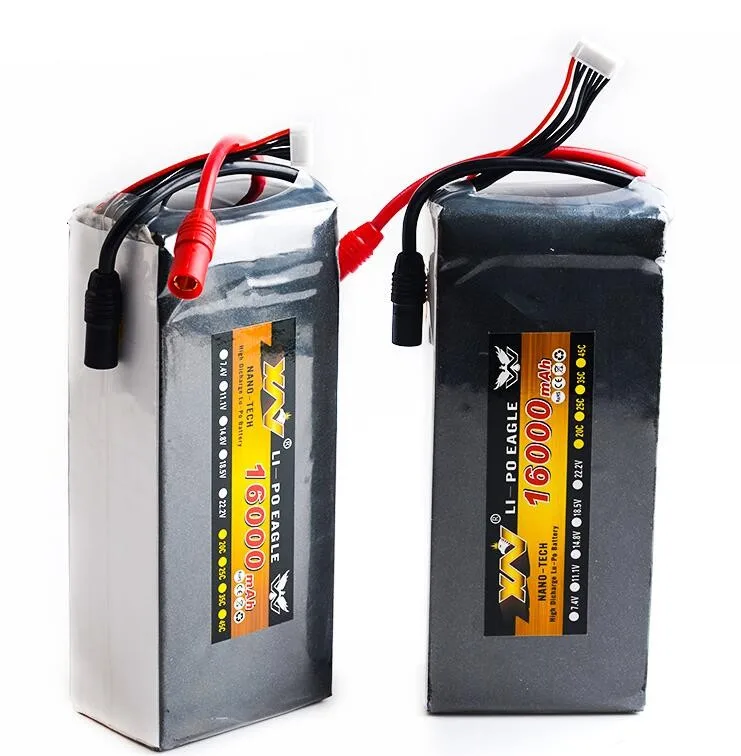 

1 шт. провод с силикатной гелевой Батарея 22,2 v 16000mah 15c 6S1P Li-Po Батарея AS150 Разъем для RC беспилотный Летающий аппарат для охраны сельскохозяйственных угодий и дистанционно управляемого мультикоптера FPV дрона с дистанционным управлением