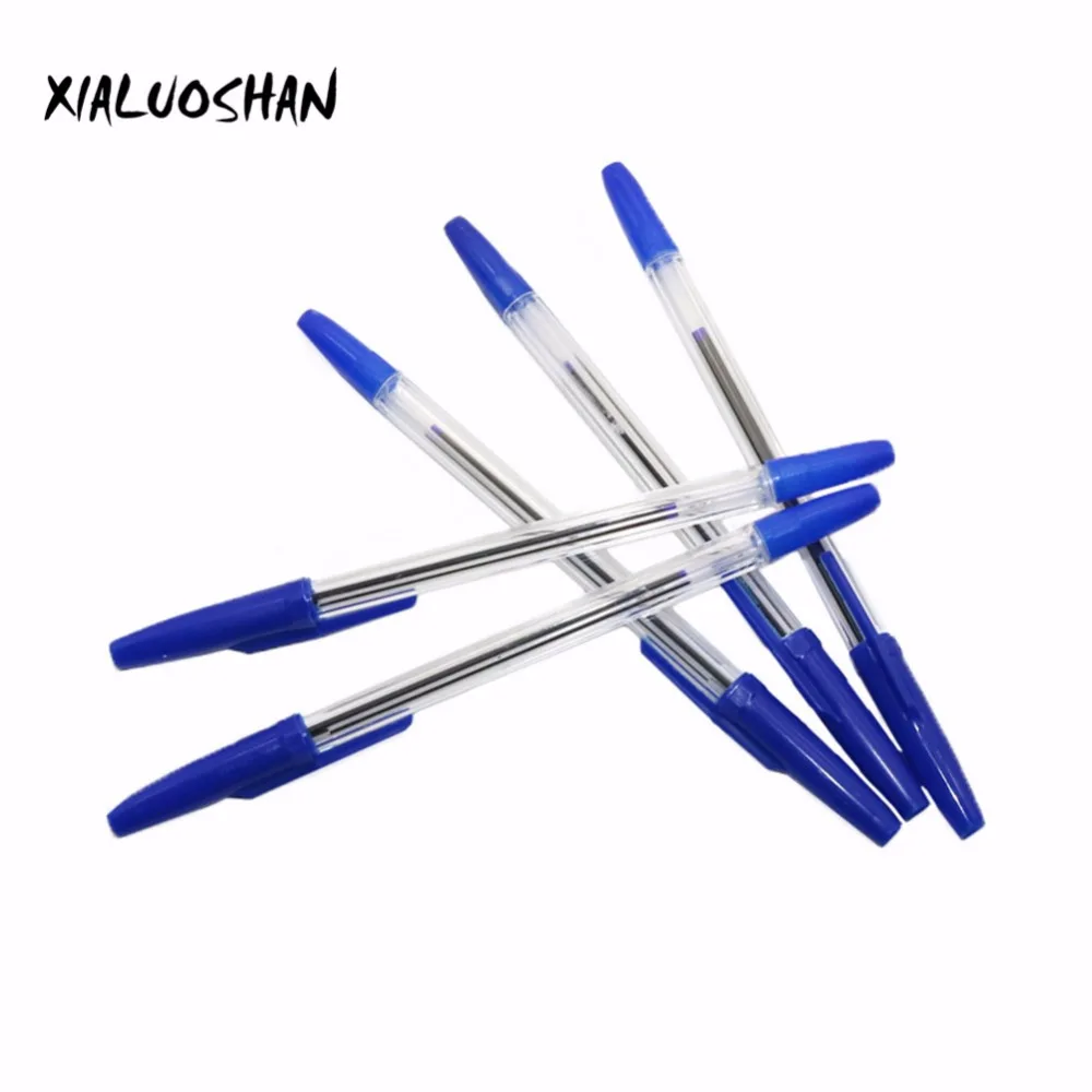 10 Pcs/lot Bullet Ballpoint Pen Ball-point Pen 0.7mm Blue Ink Dedicated Novelty Gift Zakka Material Office School Supplies