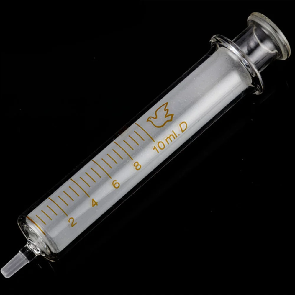 Glass Syringes Injector Medical Vintage Reusable Laboratory Microscale 1 2 5 10 20 30 50 100ml