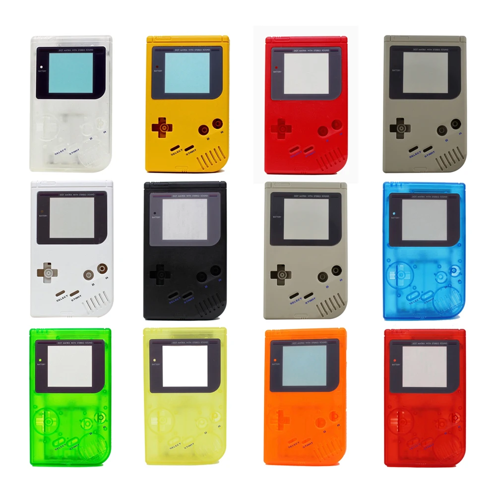 

11 colors available Game Replacement Case Plastic Shell Cover for GB for Gameboy Classic Console Case housing