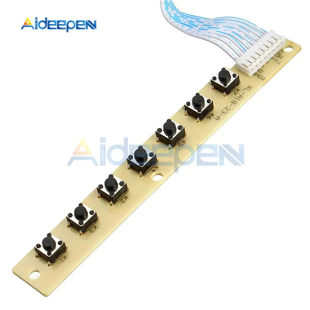 7 Sleutelschakelaar Tv V29 V59 Rand Toetsenbord Board Met Multi-Functionele Interface