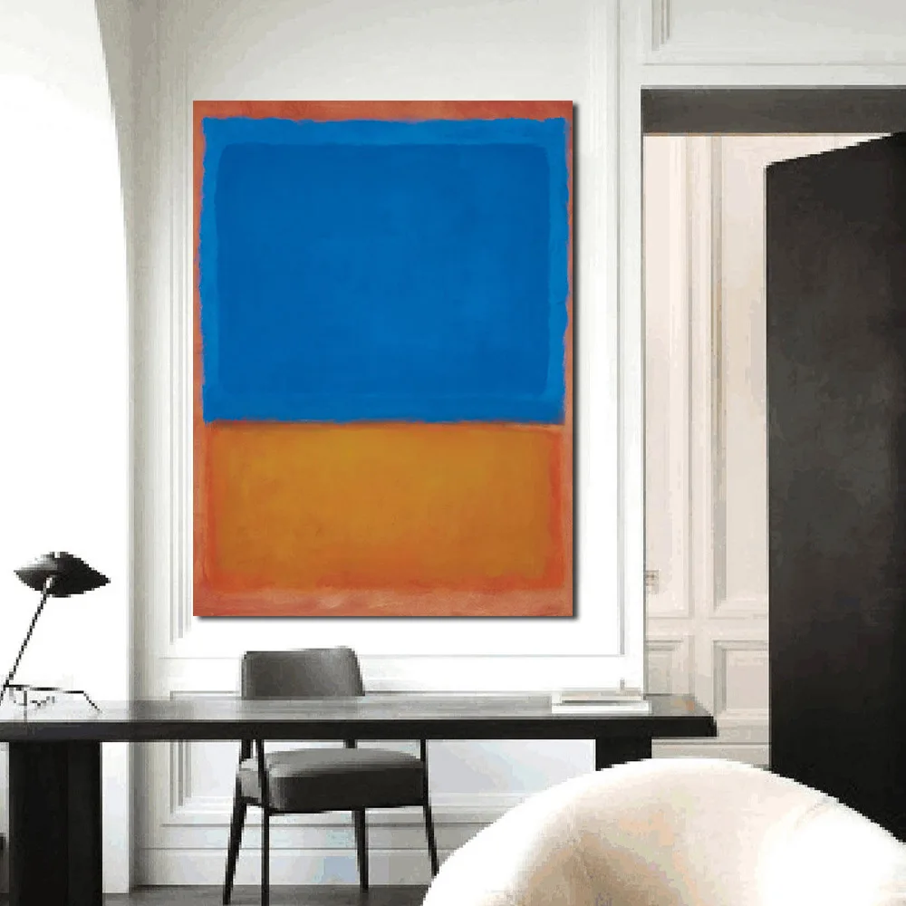 Mark Rothko Oil Painting Canvas Art Home Decor Wall Pictures For Living Room Modern No Frame Picture