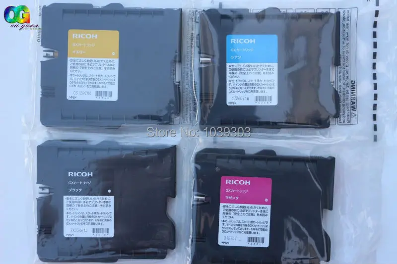 

4 шт., картриджи для Ricoh Afico GX7000/GX5000/GX5050/GX3000