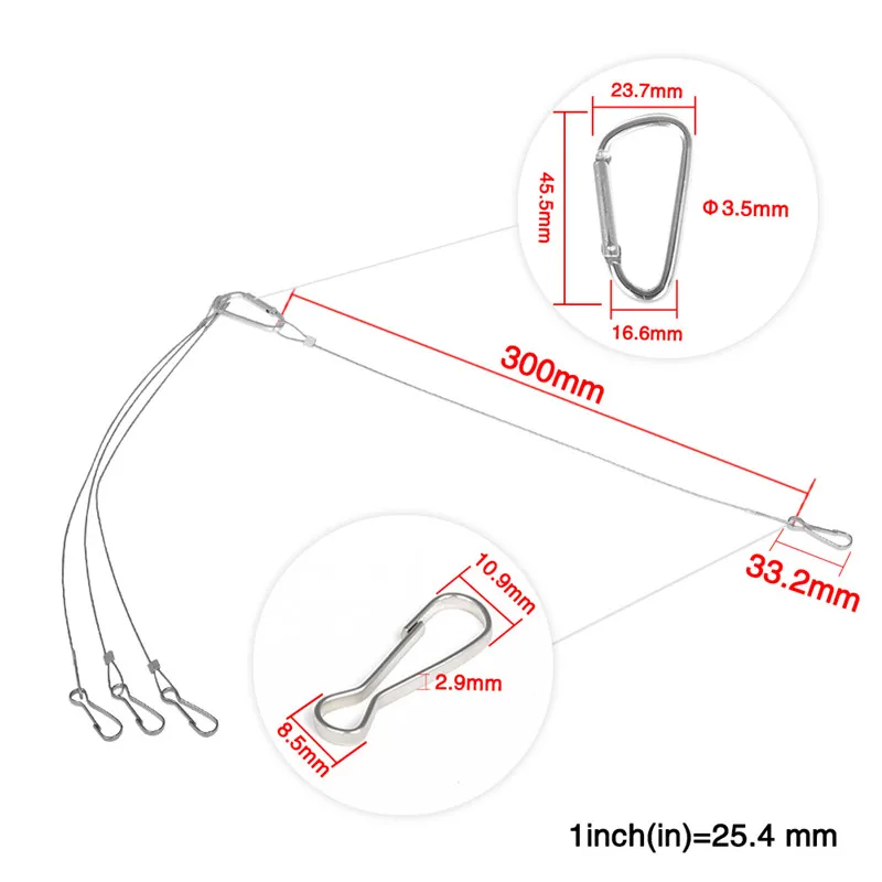 3pcs 10pcs 50pcs 4 line Steel wire hooks for lamps hanging / flowerpot,etc.