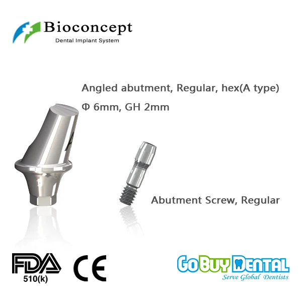 

Bioconcept шестигранный обычный угловой абажур φ 333130 мм, десны высотой 2 мм, угловой 17 °, тип A ()