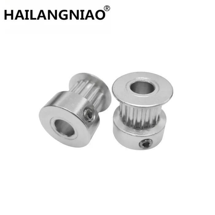 100pcs/Lot GT2 Timing Pulley 16 Teeth ( 16teeth ) Alumium Bore 5mm Fit for 6mm Width GT2 Belt 3D Printer Parts Wholesale