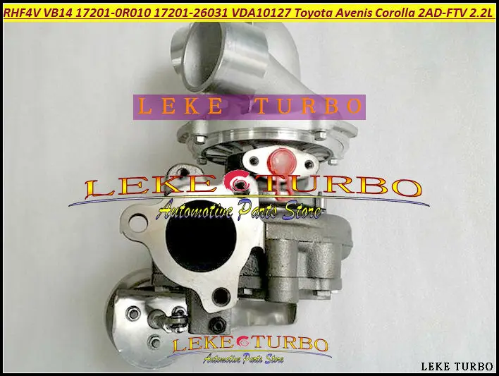 RHF4V VB14 17201-0R010 17201-26031 VCA10127 VFA10127 Turbo Turbocharger For TOYOTA Avenis Corolla VERSO 2005- 2AD-FTV 2.2L D4D