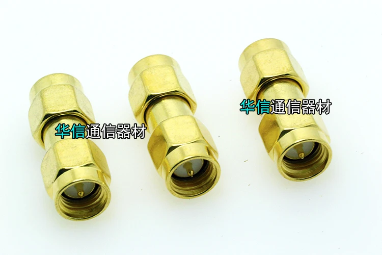 SMA-JJ SMA straight through plug male to male Signal connector 433MHz/2.4G/3G/4G/5G/5.8G SMA adapter