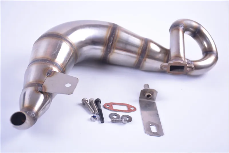 High torque pop sound exhaust pipe Power lift exhaust pipe for Losi 5ive-T Rovan LT KM-X2 DTT