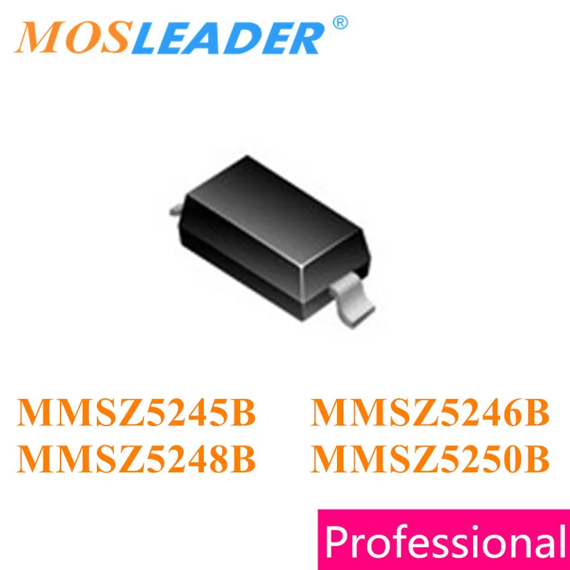 

Mosleader 3000PCS SOD123 MMSZ5245B MMSZ5246B MMSZ5248B MMSZ5250B 1206 MMSZ5245 MMSZ5246 MMSZ5248 MMSZ5250 Zener