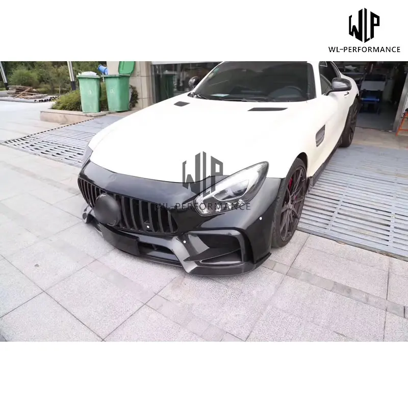 High quality Carbon fiber / FRP upainted GT GTS AMG Front bumper Car styling For Mercedes-Benz GT GTS AMG Car body kit