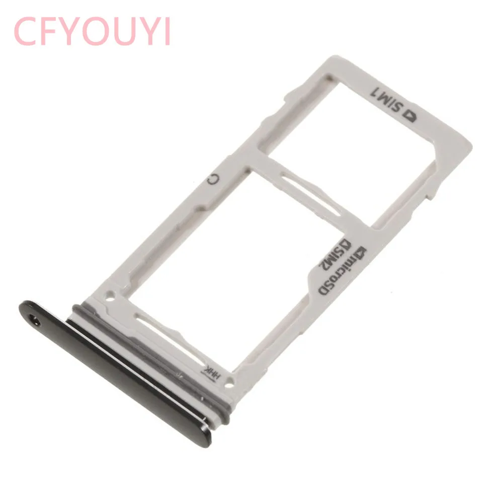 

Dual SIM Card Tray For Samsung Galaxy Note 9 N960 SIM Card Reader Sim Tray Holder Sim Slot Replacement Parts