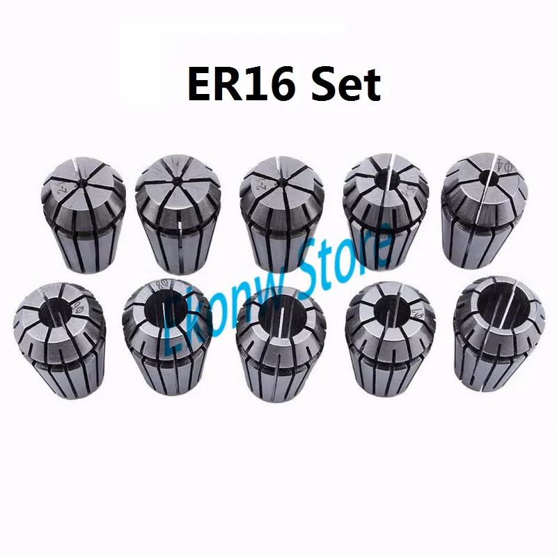 

11pcs/set 20pcs/set ER16 Chuck Collet Precision Spring Chuck Collet Set 1-10mm For CNC Milling Lathe Tool Engraving Machine